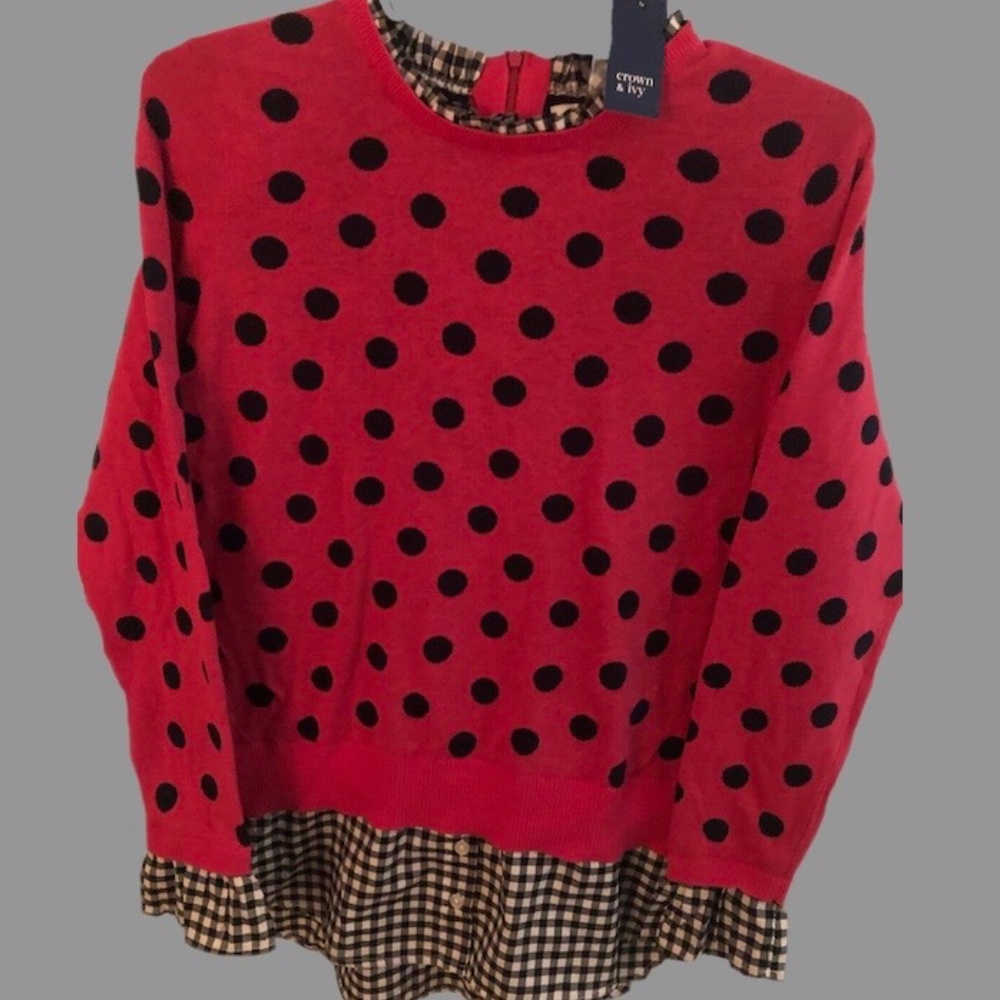 Crown and Ivy, Lake Adventures, Sweater Shirt, Womens, Large